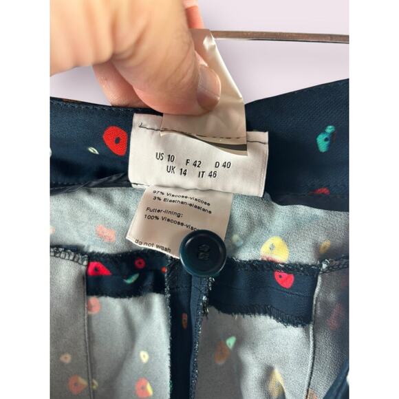 NWOT Akris Punto Boulder Print Sleeveless, silk-blend Top & Pants Set – Sz 8 - Picture 10 of 14